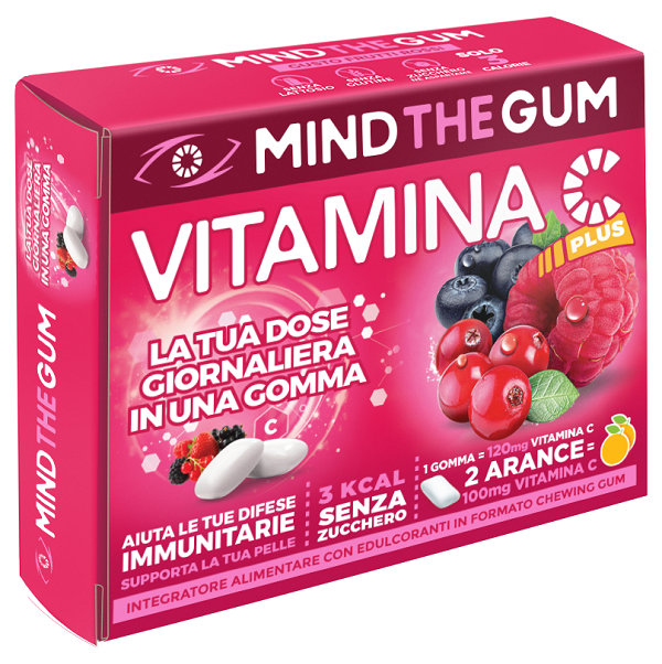 MIND THE GUM VIT C FRUT RO 18G  
