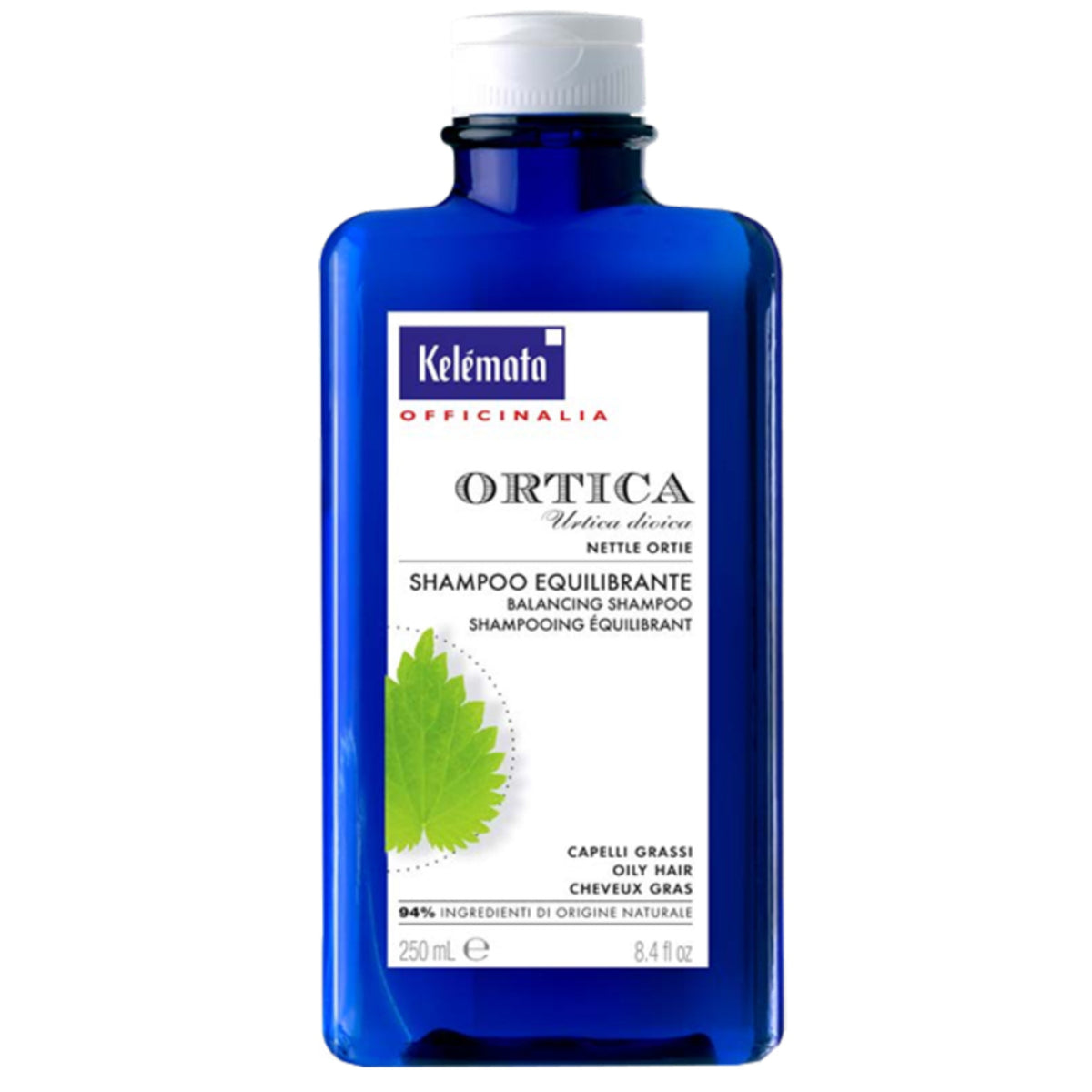 Kelemata Officinalia | Shampoo Equilibrante Sebo-Regolatore all'Ortica Senza SLES | 250ml  