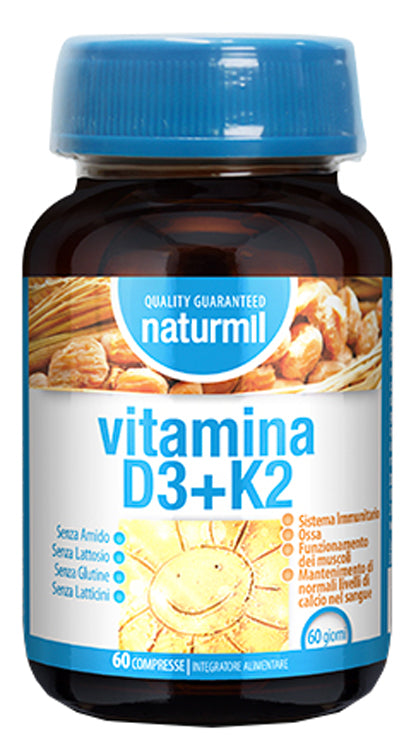 NATURMIL VITAMINA D3+K2 60CPR  