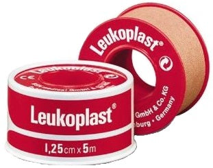 Leukoplast Cerotto Su Rocchetto - 1,25cm x 5m  