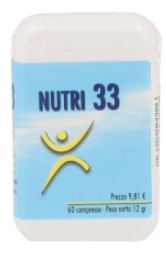 NUTRI 33 INTEGRATORE 60CPR
