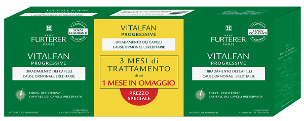 René Furterer Vitalfan Anti-Caduta Capelli Progressive Confezione Tripla 90 Capsule  