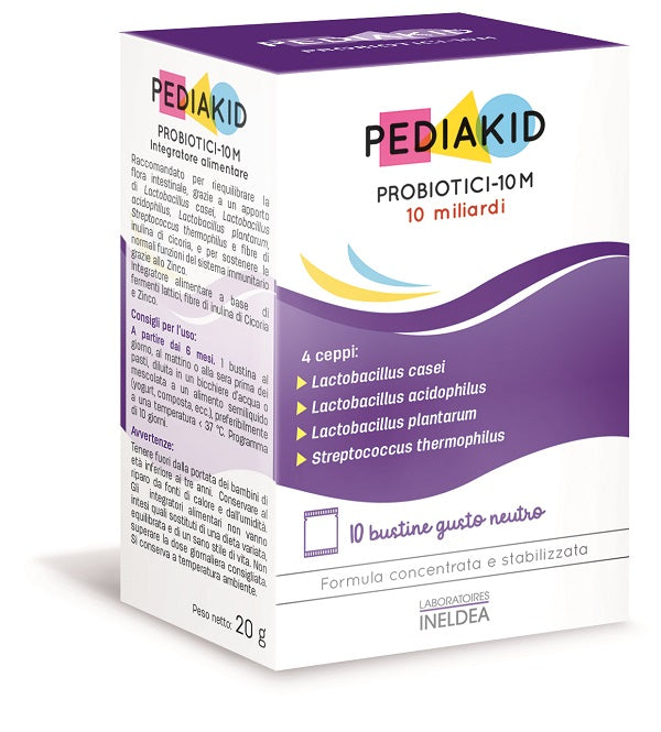 PEDIAKID PROBIOTICI 10M 10BUST

