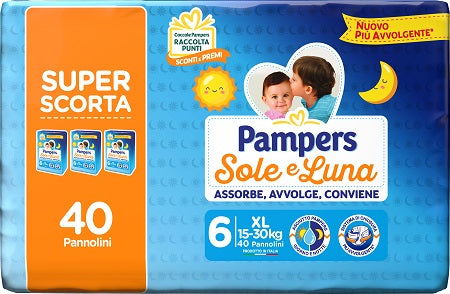 PAMPERS SL TRIO XL 40PZ  