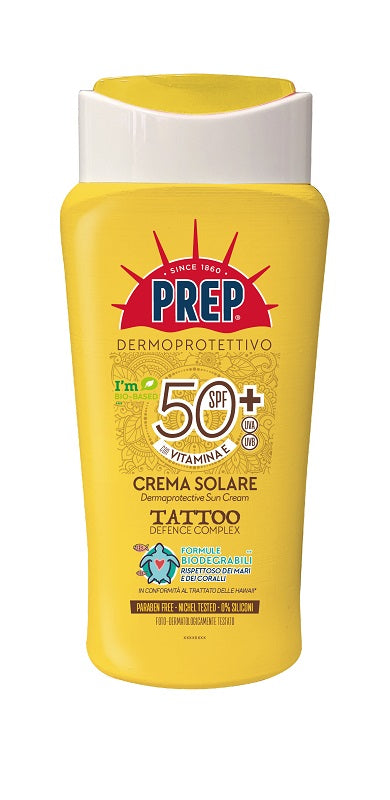 Prep Solare Crema Dermoprotettivo Tattoo Spf 50+ 200ml