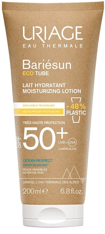Uriage - Bariésun Latte Solare Idratante Viso e Corpo SPF50+ Protezione Molto Alta Eco Tubo 200ml