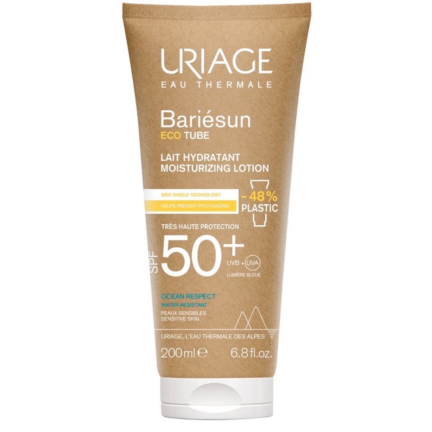 Uriage - Bariésun Latte Solare Idratante Viso e Corpo SPF50+ Protezione Molto Alta Eco Tubo 200ml