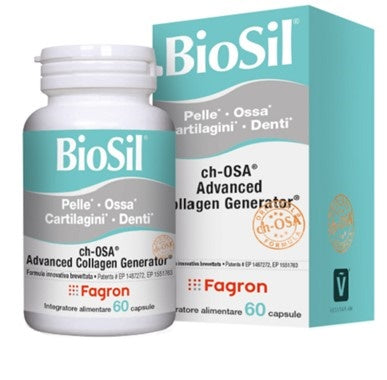 BioSil | Integratore Collagene Capelli Pelle Unghie con ch-OSA® | 60 Capsule