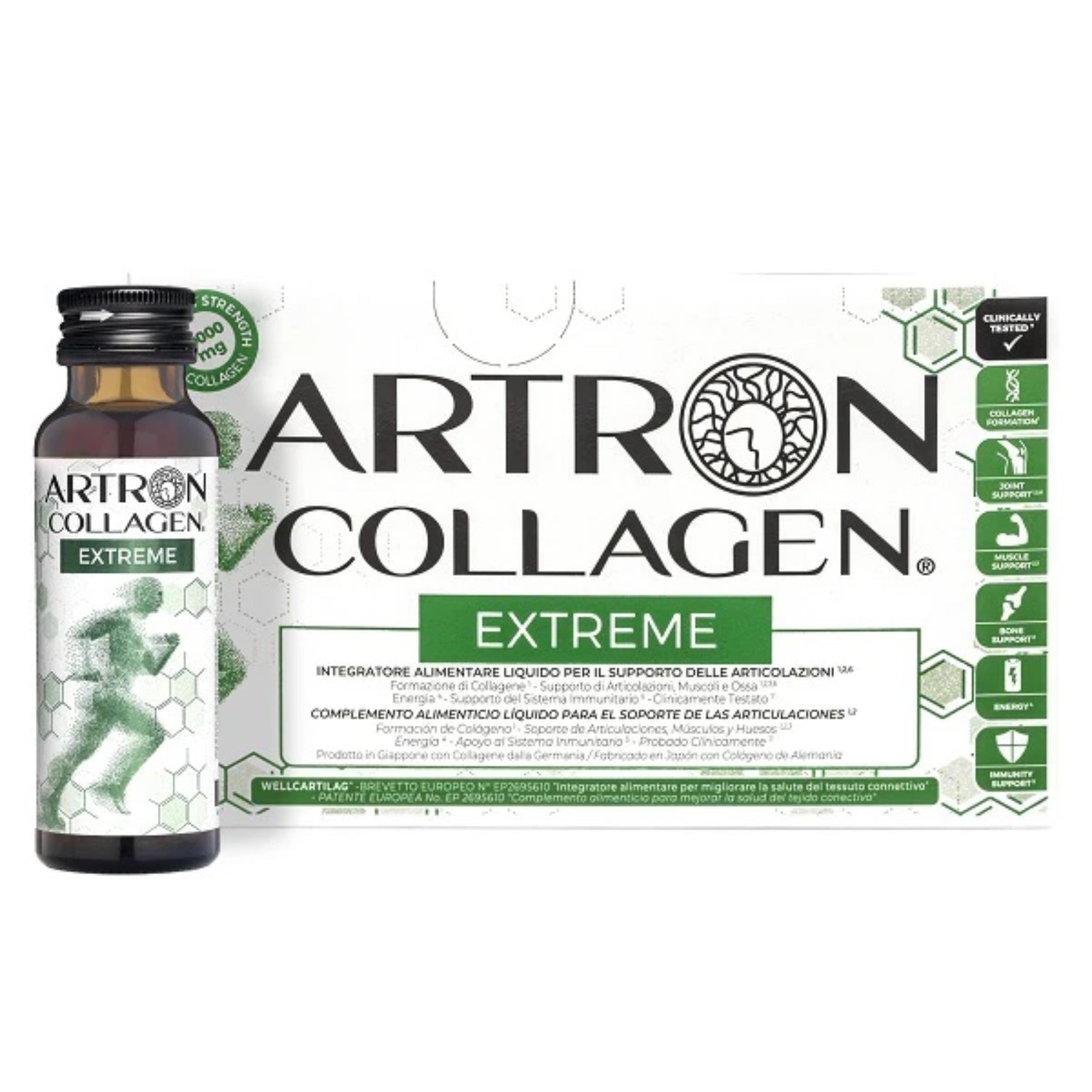 Artron Collagen Extreme | Integratore Articolazioni Cartilagini | 10 Flaconi