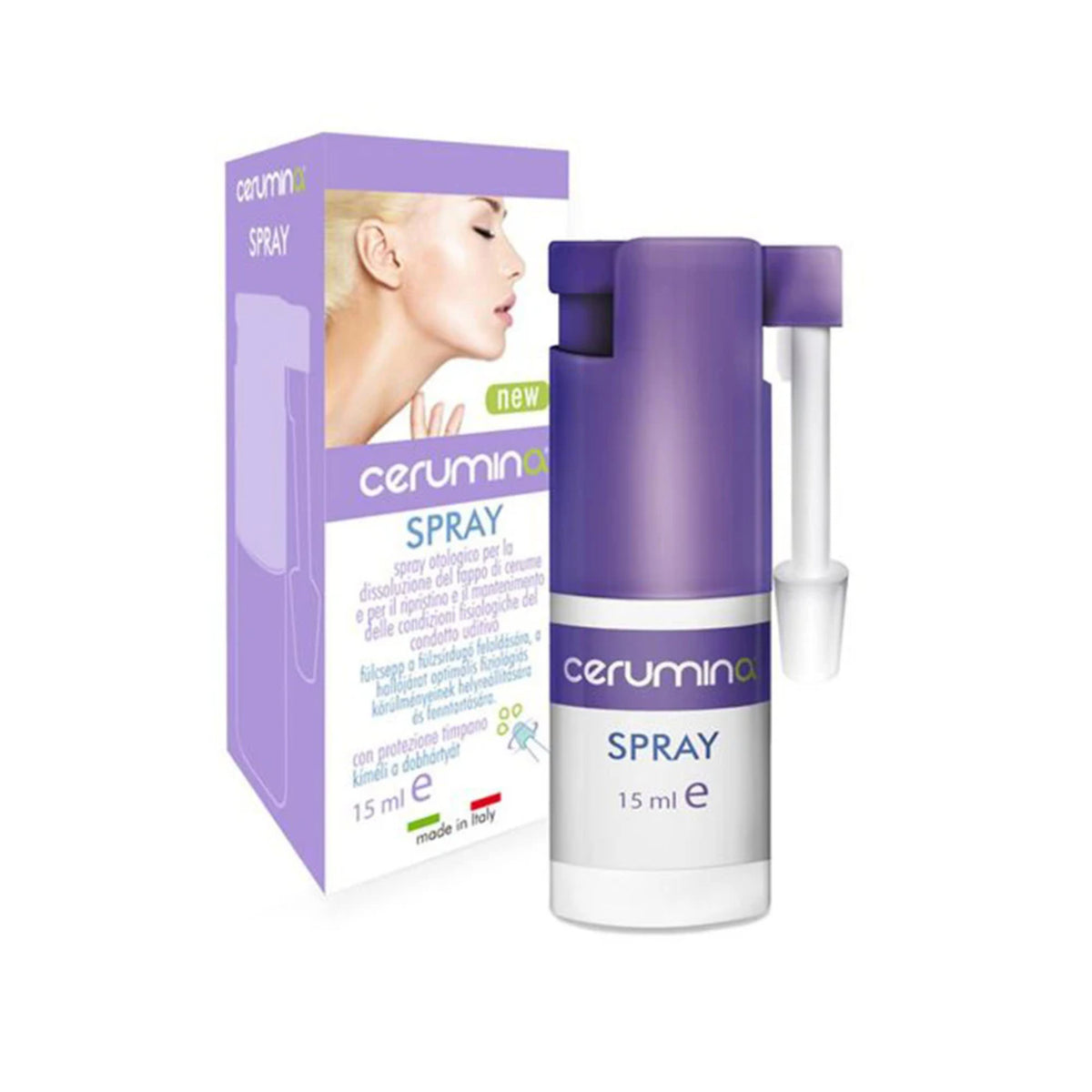 Cerumina Spray Otologico | Rimozione Tappo di Cerume | 15 ml  