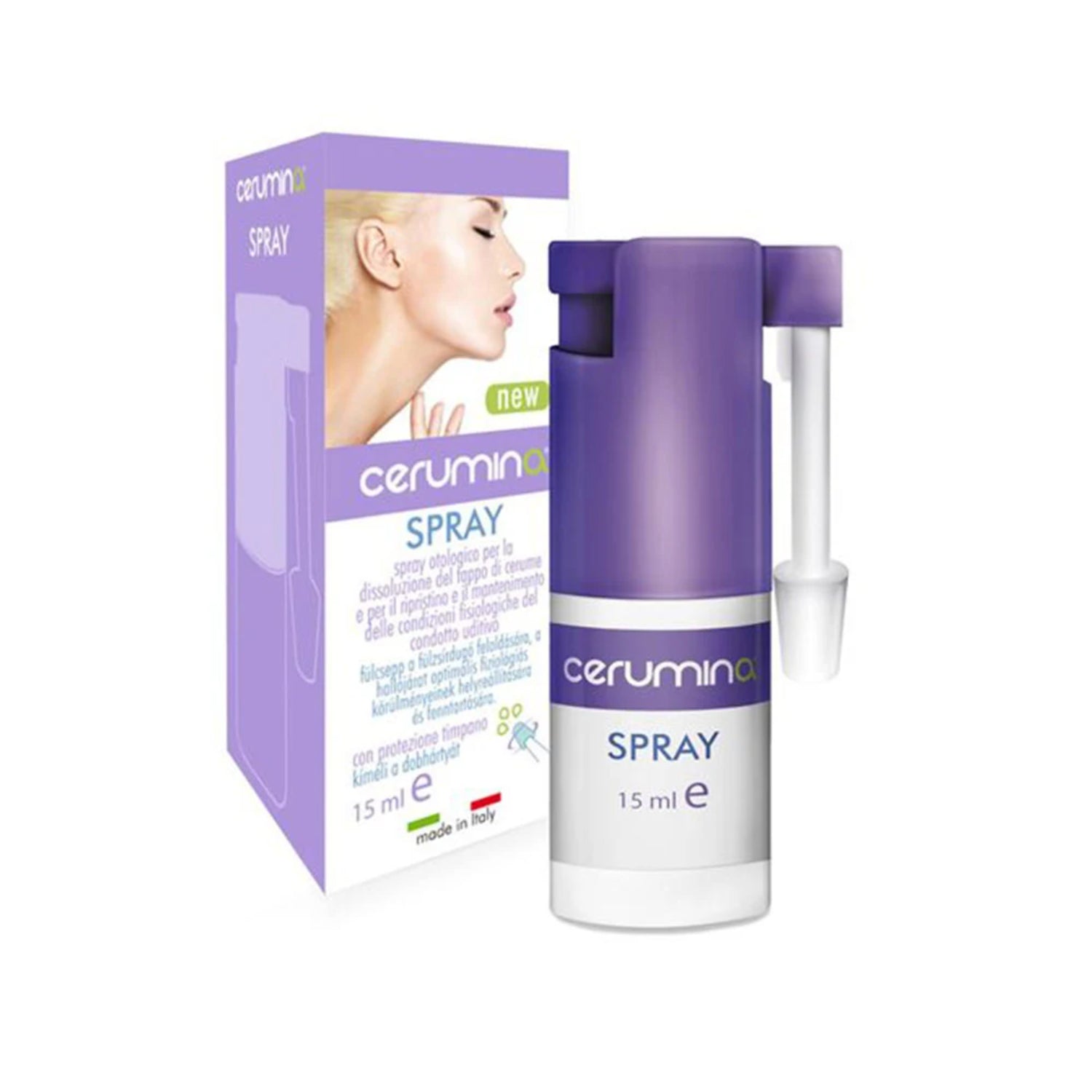 Cerumina Spray Otologico | Rimozione Tappo di Cerume | 15 ml