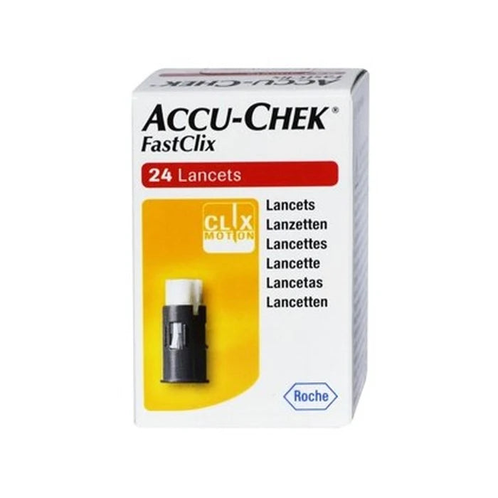 Accu-Chek FastClix | Lancette Pungidito per Glicemia | 24 Pezzi