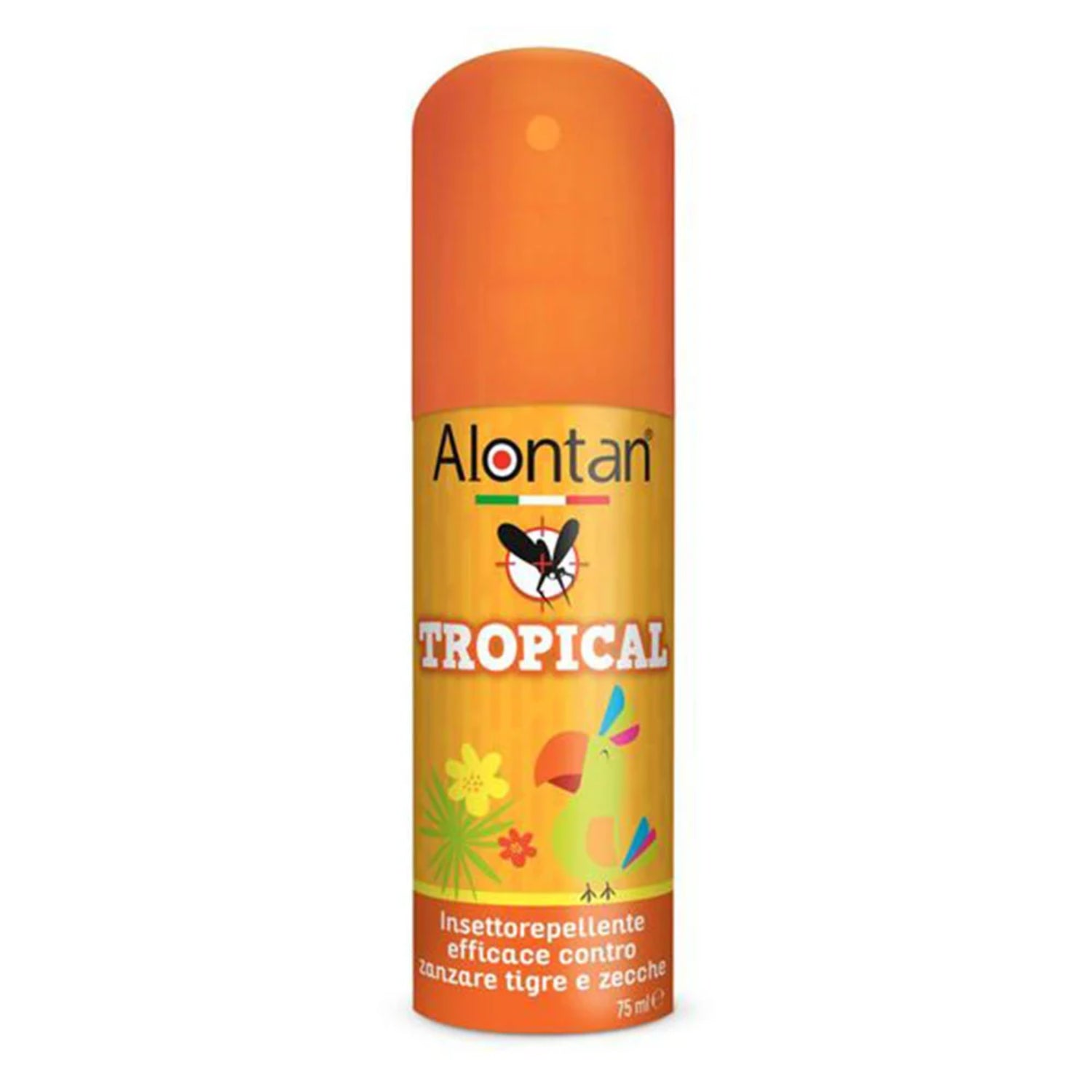 Alontan Tropical | Spray Anti Zanzare e Zecche | 75 ml