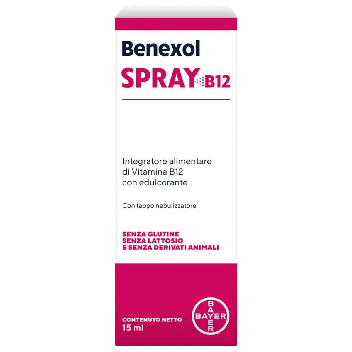 Benexol | Vitamina B12 Spray Sublinguale 1000 mcg | Flacone 15 ml  