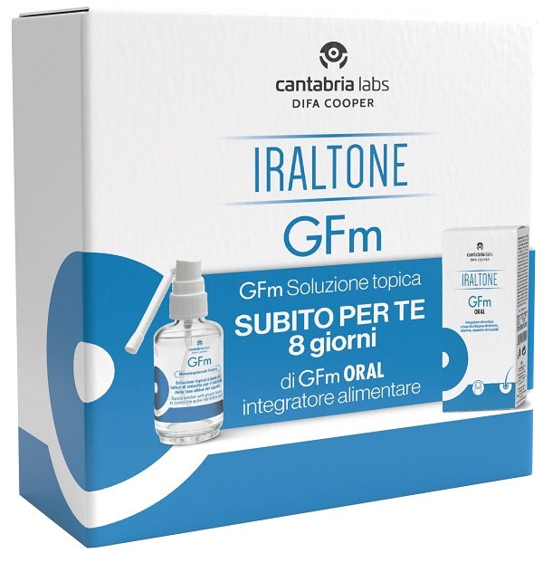 Iraltone Gfm – Integratore Capelli E Unghie | Soluzione Topica + 8 Compresse