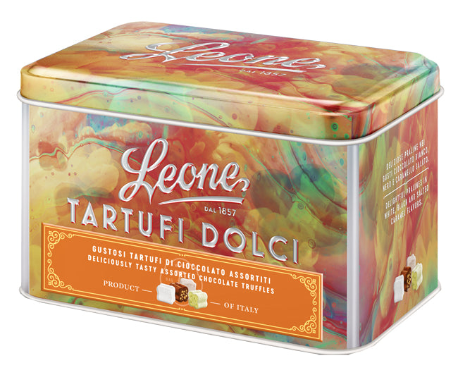 Leone Latta Tartufi Dolci Assortiti Nero Bianco Caramello Salato E Pistacchio 150g
