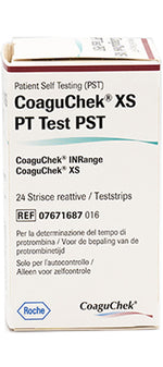 COAGUCHEK XS PT PST 24STRISCE  