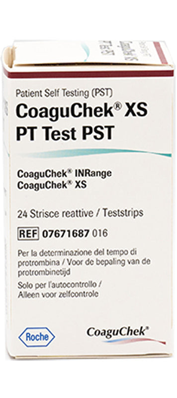 COAGUCHEK XS PT PST 24STRISCE