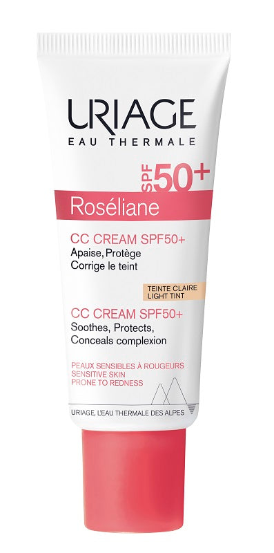 Uriage - Roseliane Cc Cream Spf 50+ Crema Colorata Light Tint Per Pelli Soggette A Rossori 40ml