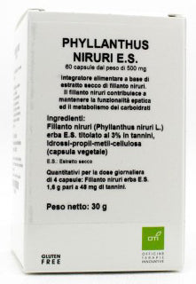 PHYLLANTHUS NIRURI ES 60CPS  