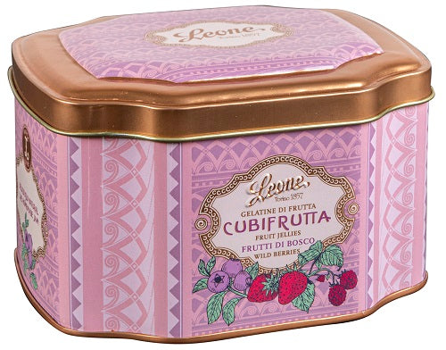 Leone Cubifrutta Gelatine Frutti Di Bosco Latta Da 200g