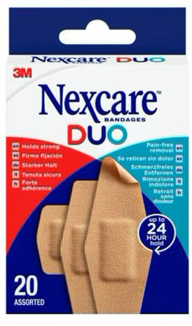 NEXCARE DUO CER ASSORT 20PZ  
