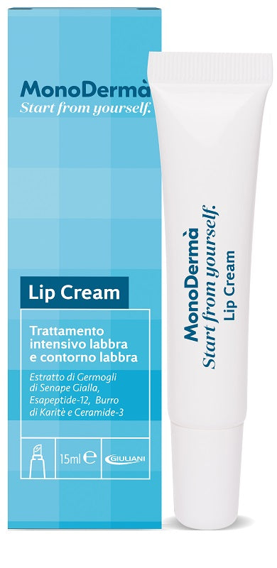 MonoDermà Lip Cream crema labbra e contorno labbra 15 ml