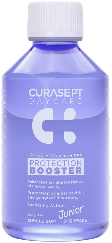 Curasept Daycare | Collutorio Protection Booster Junior Bubble Gum | 100 ml