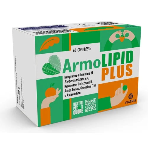 Armolipid Plus | Integratore Colesterolo con Monacolina K e Berberina | 60 Compresse