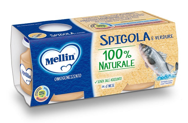 MELLIN OMOG SPIGOLA 4X80G