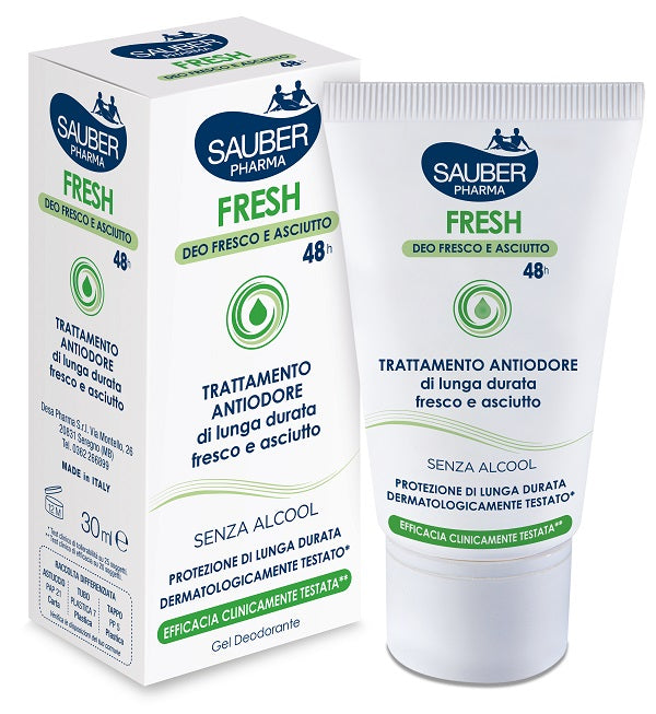 SAUBER FRESH DEO GEL AST 30ML  