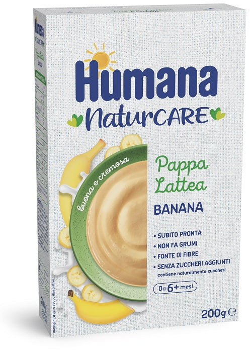 HUMANA PAPPA LATTEA BANANA200G
