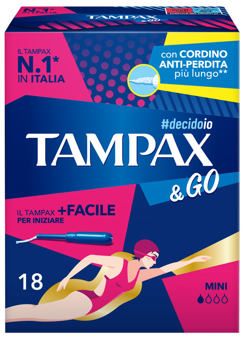 TAMPAX &GO MINI 18PZ  