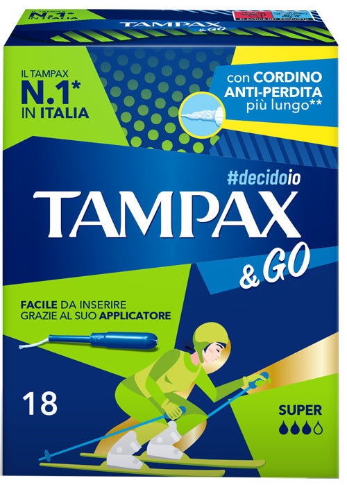 TAMPAX &GO SUPER 18PZ