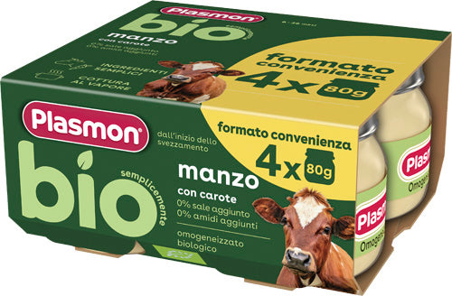 PLASMON BIO OMOG MANZO 4PZ  
