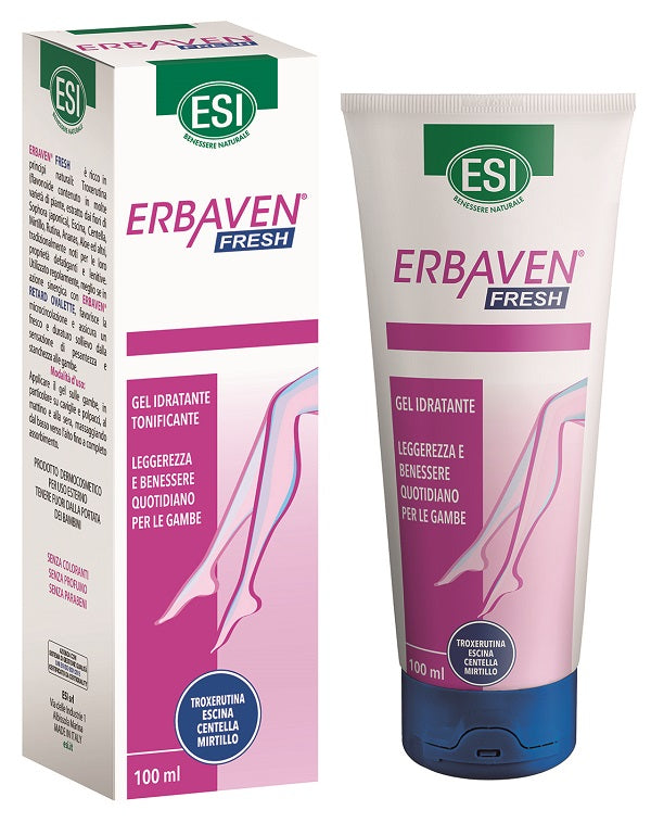 Erbaven Fresh Gel | Gel Gambe Defaticante | 100 ml