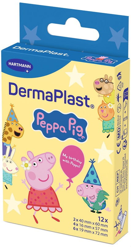 DERMAPLAST CER PEPPA PIG 12PZ  