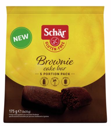 SCHAR BROWNIE CAKE BAR 175G