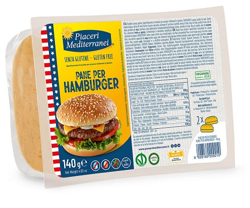 PIACERI MEDIT PANE HAMBURG140G
