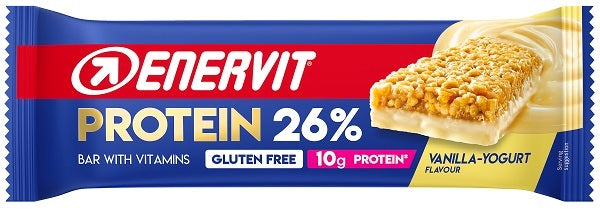 Enervit Protein Bar 26% Vaniglia-Yogurt | Barretta Proteica Post Allenamento 40 g