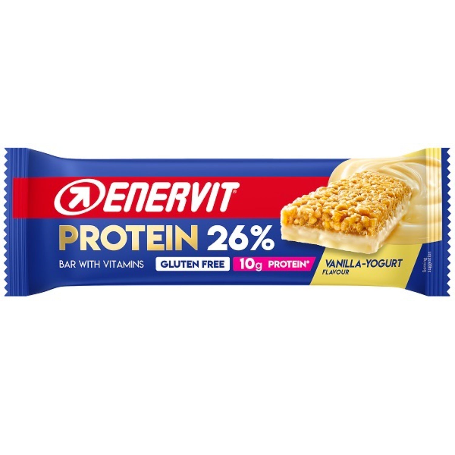 Enervit Protein Bar 26% Vaniglia-Yogurt | Barretta Proteica Post Allenamento 40 g
