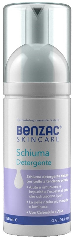 Benzac Skincare | Schiuma Detergente Pelle Acneica Aloe Calendula | 130ml