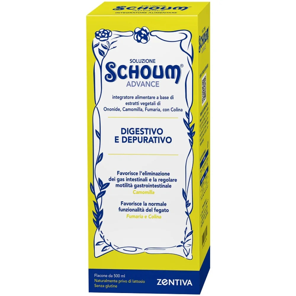 Soluzione Schoum Advance | Integratore Digestivo Depurativo | 500ml
