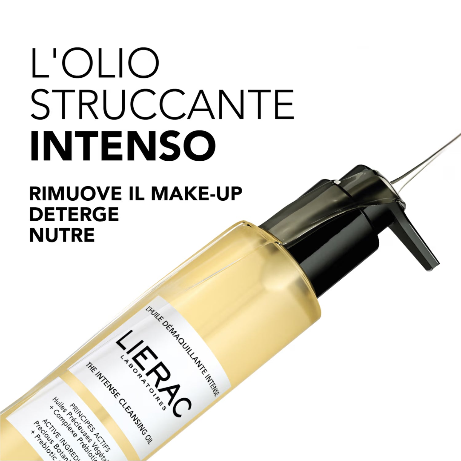 Lierac Olio Struccante Intenso deterge e nutre la pelle