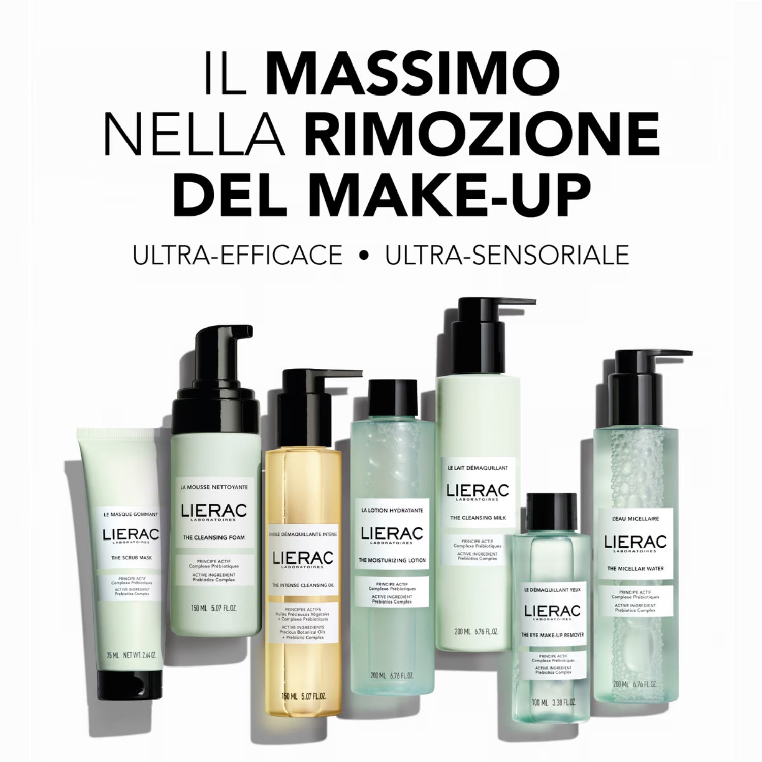 Lierac gamma struccanti con Olio Struccante Intenso
