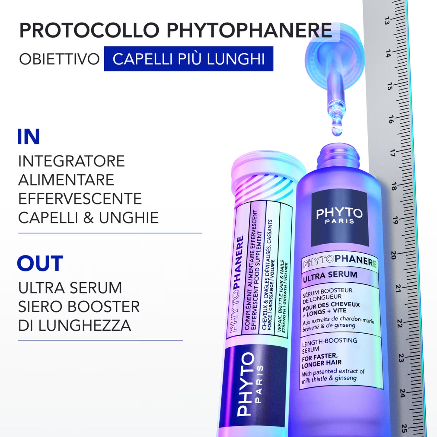 Phytophanere | Integratore Capelli e Unghie Effervescente | 30 Compresse 7