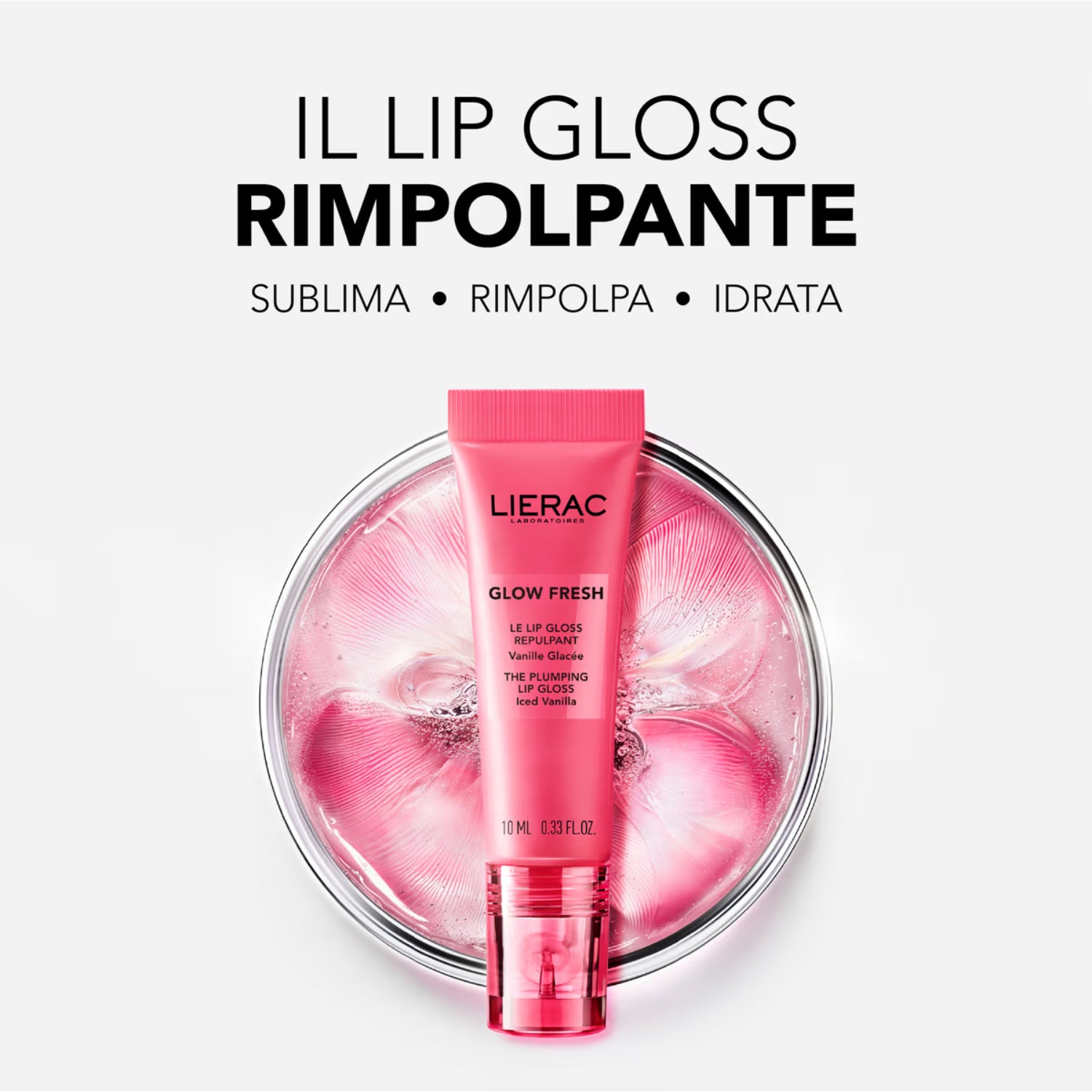 Lierac Glow Fresh lip gloss rimpolpante confezione