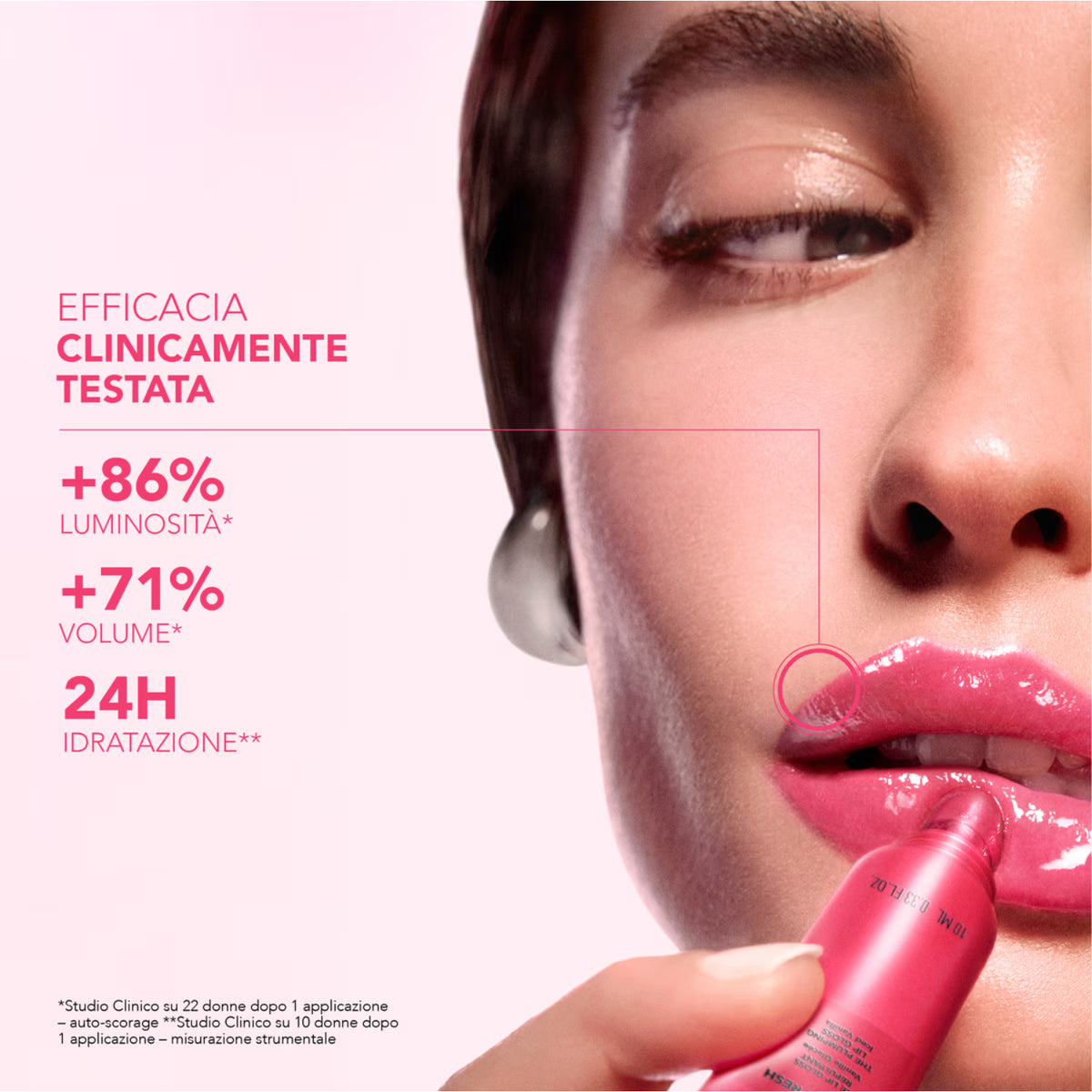 Lierac Glow Fresh lip gloss texture glossy non appiccicosa