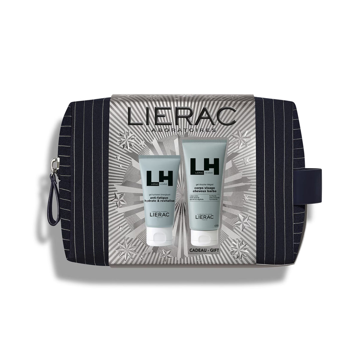 Lierac Homme Cofanetto | Gel Idratante e Gel Doccia | 50 ml + 200 ml