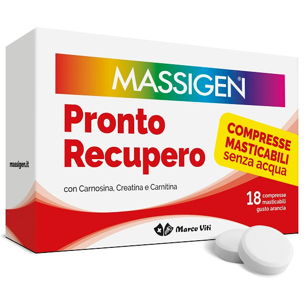 Massigen | Pronto Recupero Energia | 18 Compresse Masticabili